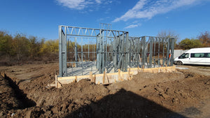 155 sqm House Project, Ground Floor Metal Structure Installation thumbnail