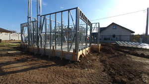 155 sqm House Project, Ground Floor Metal Structure Installation thumbnail
