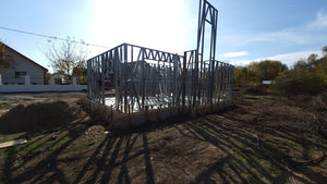 155 sqm House Project, Ground Floor Metal Structure Installation thumbnail