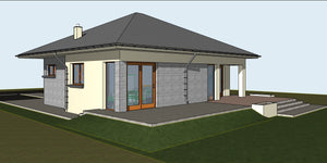 120 sqm House Project in Braila, Wall Structure Assembly thumbnail