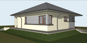 120 sqm House Project in Braila, Wall Structure Assembly thumbnail