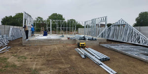 120 sqm House Project in Braila, Wall Structure Assembly thumbnail