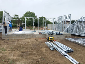 120 sqm House Project in Braila, Wall Structure Assembly thumbnail