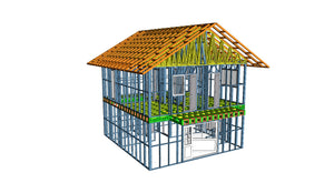 Two-Story 134 sqm Metal Structure House Installation in the Province thumbnail