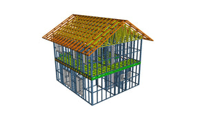Exterior Cladding of a Metal Structure House with Fiber Cement thumbnail