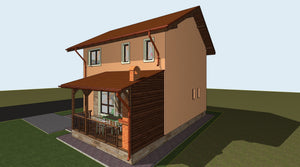 Exterior Cladding of a Metal Structure House with Fiber Cement thumbnail