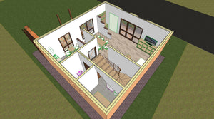 Two-Story 134 sqm Metal Structure House Installation in the Province thumbnail
