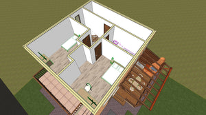 Two-Story 134 sqm Metal Structure House Installation in the Province thumbnail