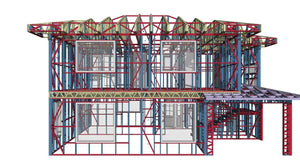Light Metal Structure Installation for a Two-Story House Project thumbnail