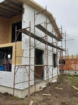 2 Story House Project, Expanded Spongy EPS 80 Polystyrene Installation
 thumbnail