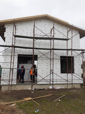 2 Story House Project, Expanded Spongy EPS 80 Polystyrene Installation
 thumbnail
