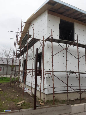 2 Story House Project, Expanded Spongy EPS 80 Polystyrene Installation
 thumbnail