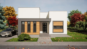Installation of Fiber Cement Wall Cladding and Roof Construction for a House in Snagov thumbnail