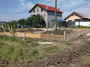 Formwork for Metal Duplex House Foundation and Perimeter Fence Excavation thumbnail