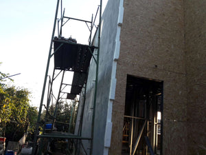 House Project at the Stage of Applying Spackle on the Facades thumbnail