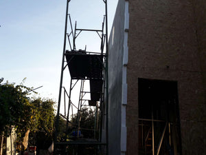 House Project at the Stage of Applying Spackle on the Facades thumbnail