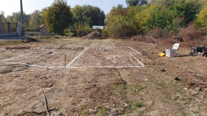 155 sqm Metal House Project, Foundation Layout Stage thumbnail
