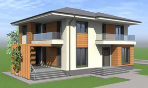 293 sqm Two-Story House Model Designed in Ilfov County thumbnail