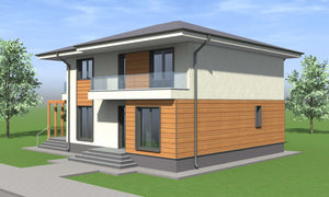 293 sqm Two-Story House Model Designed in Ilfov County thumbnail