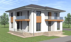 293 sqm Two-Story House Model Designed in Ilfov County thumbnail