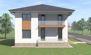 293 sqm Two-Story House Model Designed in Ilfov County thumbnail