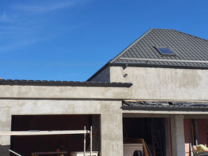 191 sqm Metal House Project in Sibiu, Spackle Application thumbnail