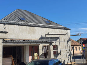 191 sqm Metal House Project in Sibiu, Spackle Application thumbnail