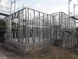 Ground Floor Metal Structure Assembly House Project thumbnail