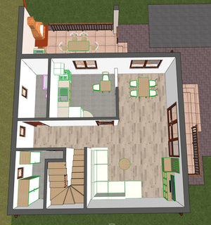 Ground Floor and 1-Story 137 sqm House in Braila County thumbnail