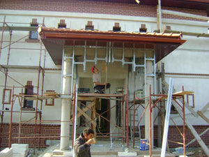 Exterior Scaffolding Construction Project in Brancoveanu art Style thumbnail