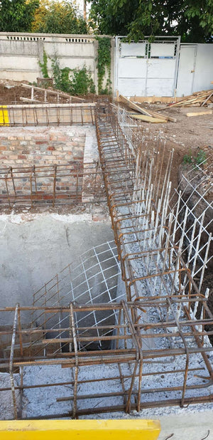240 sqm Hall Project, Reinforcement and Formwork for Foundation Beams thumbnail