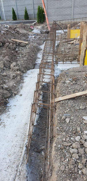 240 sqm Hall Project, Reinforcement and Formwork for Foundation Beams thumbnail