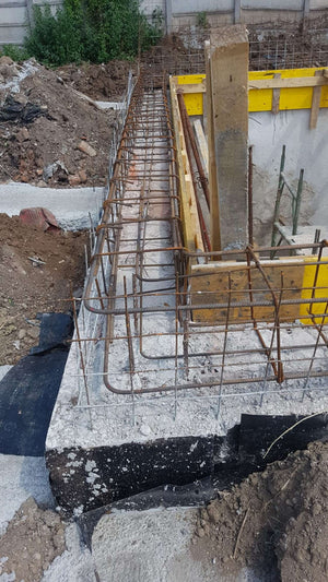 240 sqm Hall Project, Reinforcement and Formwork for Foundation Beams thumbnail