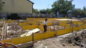 240 sqm Hall Project, Reinforcement and Formwork for Foundation Beams thumbnail