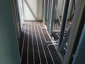 240 sqm Metal Hall Project in Bucharest, Underfloor Heating Installation thumbnail