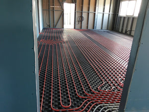 240 sqm Metal Hall Project in Bucharest, Underfloor Heating Installation thumbnail