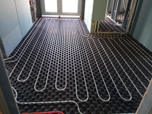 240 sqm Metal Hall Project in Bucharest, Underfloor Heating Installation thumbnail