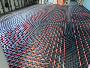 240 sqm Metal Hall Project in Bucharest, Underfloor Heating Installation thumbnail