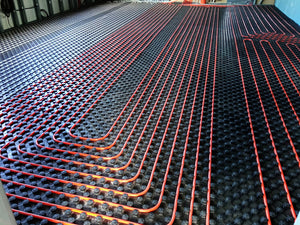 240 sqm Metal Hall Project in Bucharest, Underfloor Heating Installation thumbnail