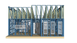 Completion of Metal Frame for Two Single-Story Houses in Berceni thumbnail
