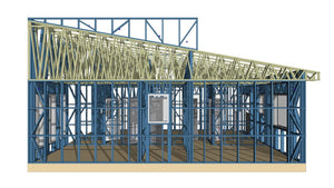 Completion of Metal Frame for Two Single-Story Houses in Berceni thumbnail