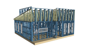 Completion of Metal Frame for Two Single-Story Houses in Berceni thumbnail