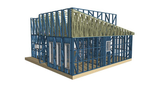 Completion of Metal Frame for Two Single-Story Houses in Berceni thumbnail