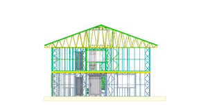 Installation of Metal Frame for a Two-Story House in Bucharest thumbnail