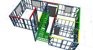 Installation of Metal Frame for a Two-Story House in Bucharest thumbnail