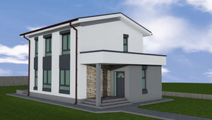 Two-Story 161 sqm House Design in Constanta thumbnail