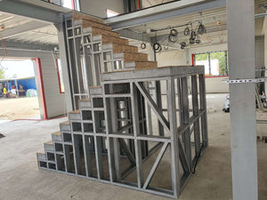 Design and Construction of a Two-Ramp Metal Staircase with Landing thumbnail