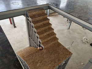 Design and Construction of a Two-Ramp Metal Staircase with Landing thumbnail