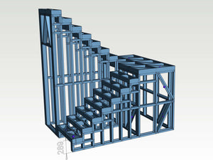 Design and Construction of a Two-Ramp Metal Staircase with Landing thumbnail