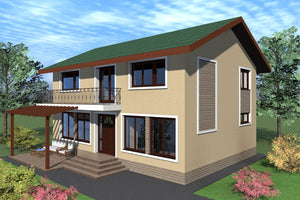 2-Story 204 sqm House Model near Bucharest
 thumbnail